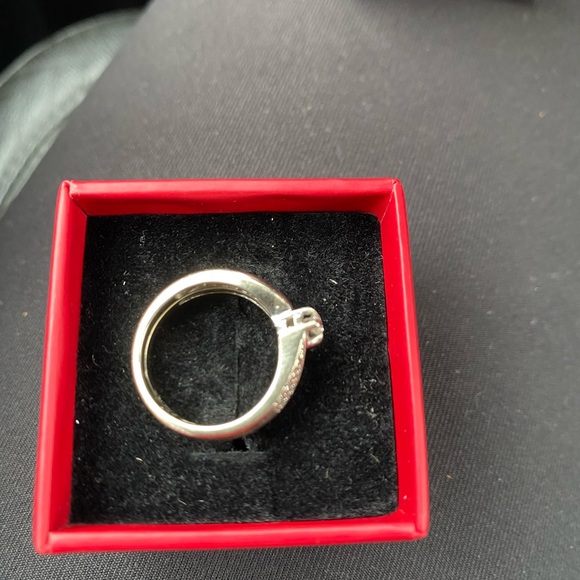 Beautiful engagement and wedding band set 14k white gold - Picture 3 of 3